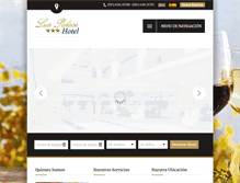 Tablet Screenshot of hotelluzpalace.com